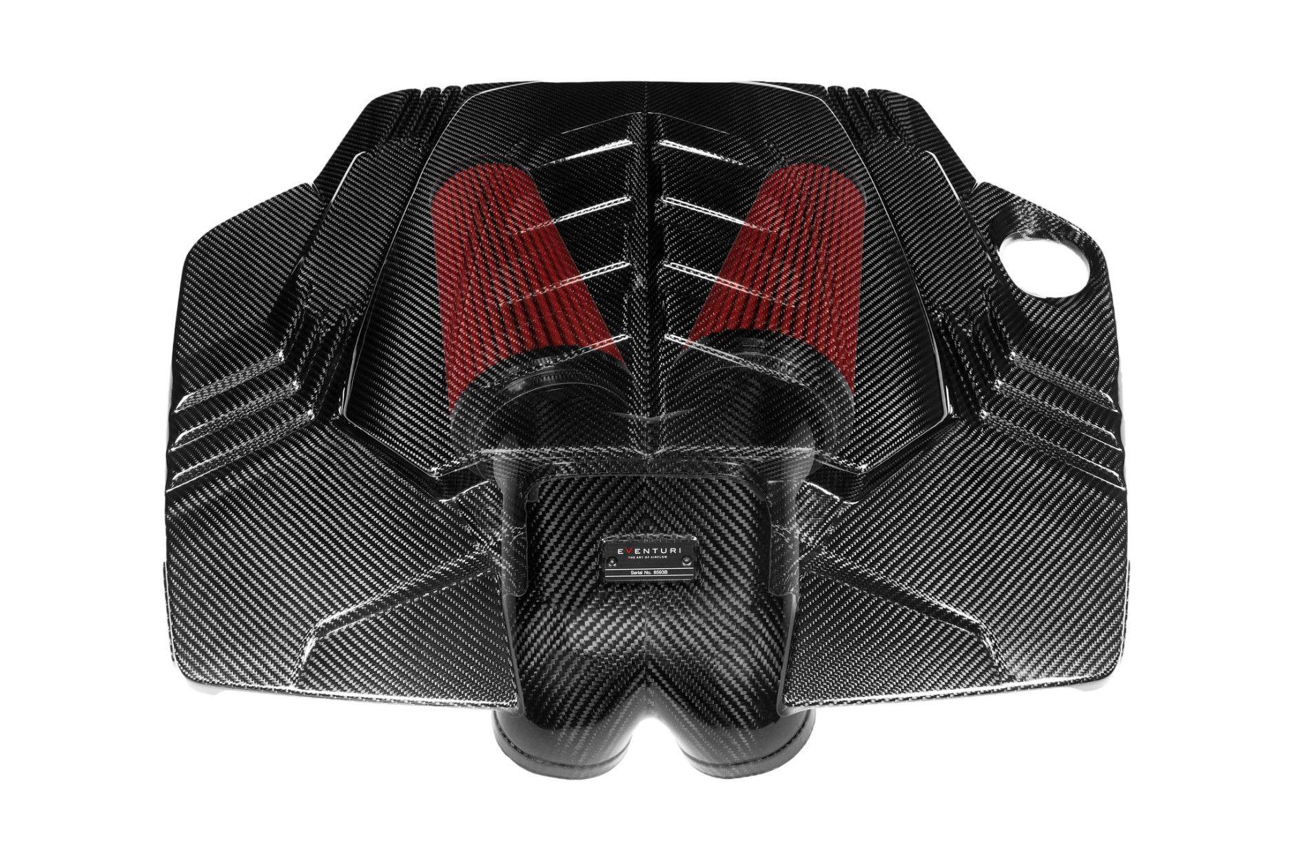 Eventuri Carbon Ansaugsystem für Porsche Cayenne Turbo / Lamborghini Urus / Audi SQ7/SQ8/RSQ8 - 4.0 V8 - Akrapovic Auspuffanlage
