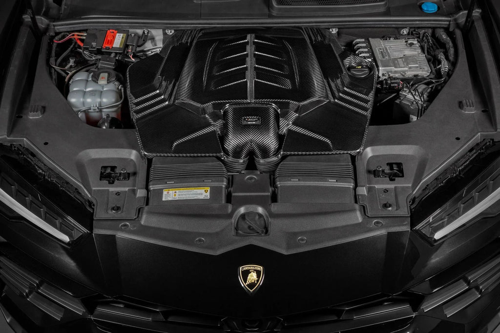Eventuri Carbon Ansaugsystem für Porsche Cayenne Turbo / Lamborghini Urus / Audi SQ7/SQ8/RSQ8 - 4.0 V8 - Akrapovic Auspuffanlage