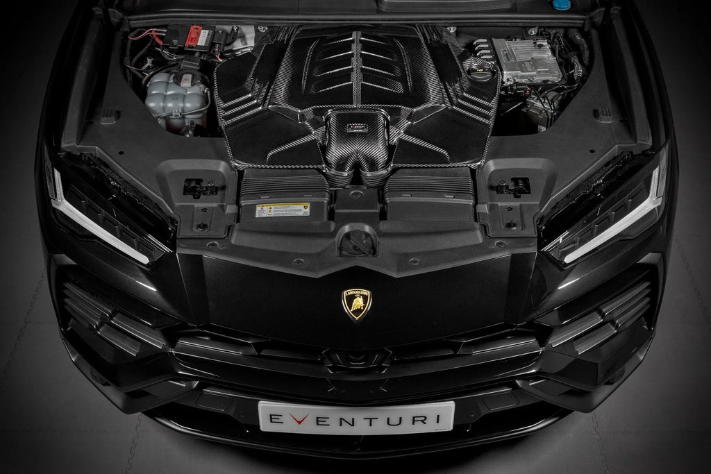Eventuri Carbon Ansaugsystem für Porsche Cayenne Turbo / Lamborghini Urus / Audi SQ7/SQ8/RSQ8 - 4.0 V8 - Akrapovic Auspuffanlage