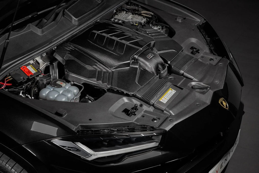 Eventuri Carbon Ansaugsystem für Porsche Cayenne Turbo / Lamborghini Urus / Audi SQ7/SQ8/RSQ8 - 4.0 V8 - Akrapovic Auspuffanlage