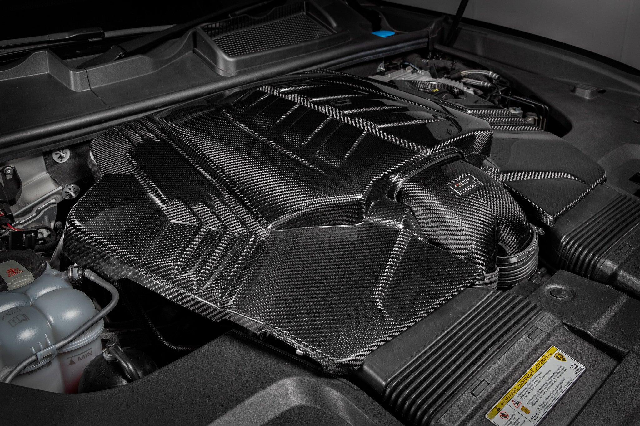 Eventuri Carbon Ansaugsystem für Porsche Cayenne Turbo / Lamborghini Urus / Audi SQ7/SQ8/RSQ8 - 4.0 V8 - Akrapovic Auspuffanlage