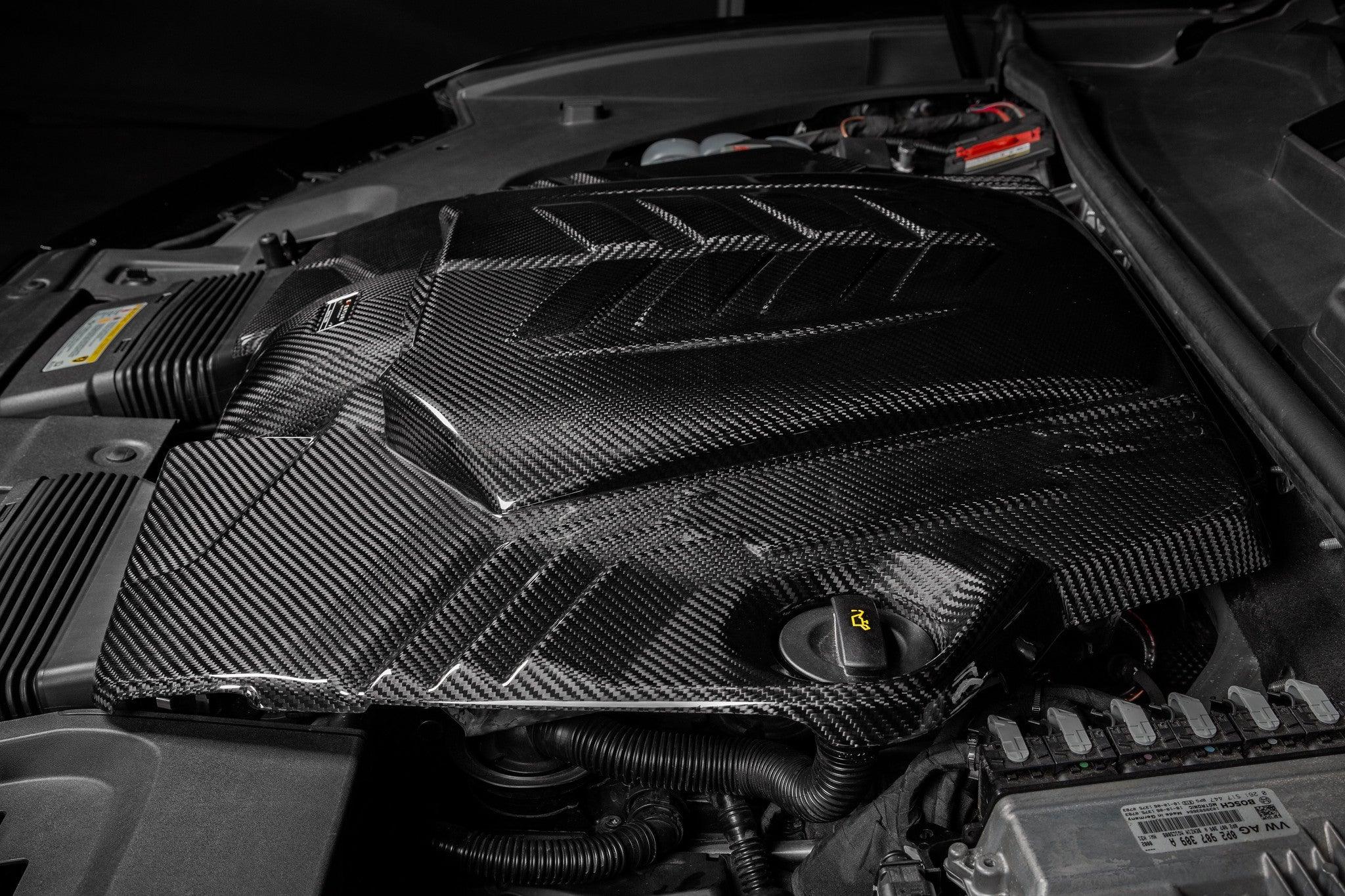 Eventuri Carbon Ansaugsystem für Porsche Cayenne Turbo / Lamborghini Urus / Audi SQ7/SQ8/RSQ8 - 4.0 V8 - Akrapovic Auspuffanlage