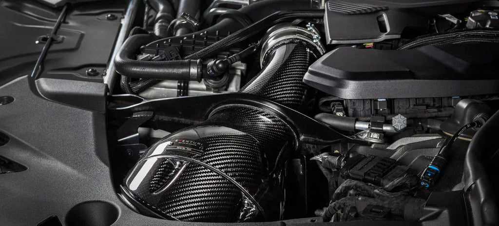 Eventuri Carbon Ansaugsystem V2 für BMW M5 F90 / M8 F91/F92/F93 S63 Motor - Akrapovic Auspuffanlage
