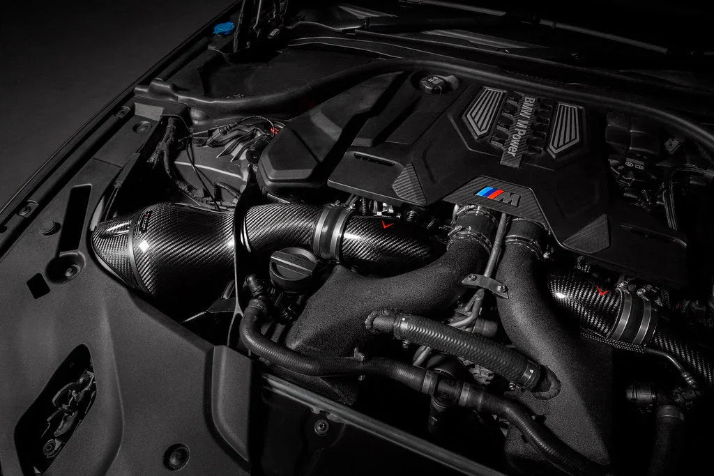 Eventuri Carbon Ansaugsystem V2 für BMW M5 F90 / M8 F91/F92/F93 S63 Motor - Akrapovic Auspuffanlage