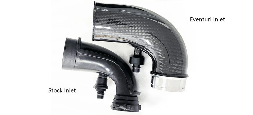 Eventuri Carbon Ansaugsystem V2 für BMW M5 F90 / M8 F91/F92/F93 S63 Motor - Akrapovic Auspuffanlage