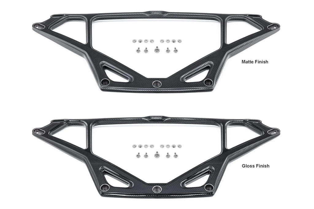 Eventuri Carbon Domstrebe / Carbon Strut Brace für BMW M2 G87 S58 Motor - Akrapovic Auspuffanlage