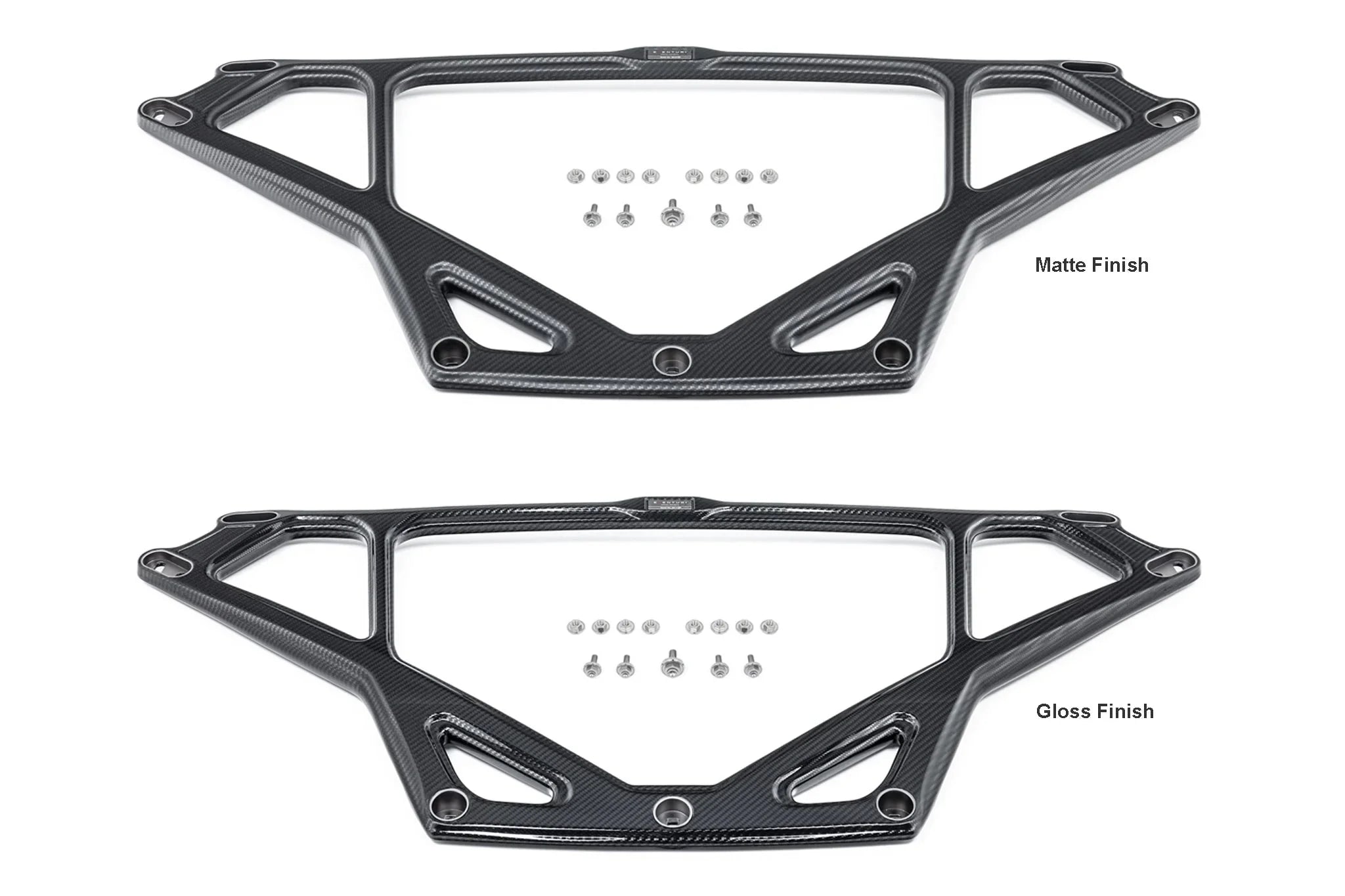Eventuri Carbon Domstrebe / Carbon Strut Brace für BMW M2 G87 S58 Motor - Akrapovic Auspuffanlage