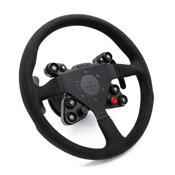 JQ Werks MADTRACE® BMW G Series Racing Steering Wheel System / Motorsport Lenkrad Alcantara für BMW M2 G87 - Akrapovic Auspuffanlage