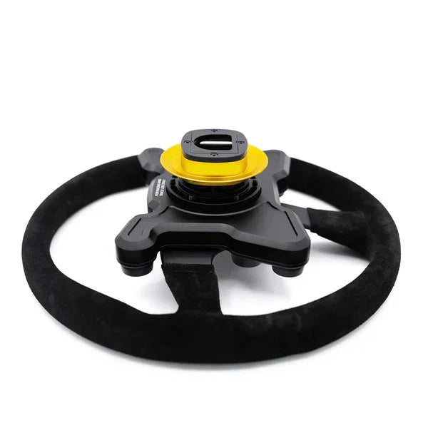 JQ Werks MADTRACE® BMW G Series Racing Steering Wheel System / Motorsport Lenkrad Alcantara für BMW M2 G87 - Akrapovic Auspuffanlage
