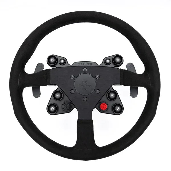 JQ Werks MADTRACE® BMW G Series Racing Steering Wheel System / Motorsport Lenkrad Alcantara für BMW M2 G87 - Akrapovic Auspuffanlage