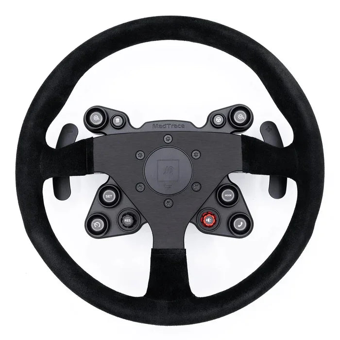 JQ Werks MADTRACE® BMW F Series Racing Steering Wheel System / Motorsport Lenkrad Alcantara für BMW M2 F87 / M2 Competition F87 / M2 CS F87 - Akrapovic Auspuffanlage