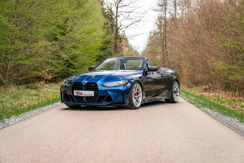 KW Gewindefahrwerk V4 für BMW M3 G81 Touring xDrive / M4 G83 Cabriolet xDrive - 3A7200ER - Akrapovic Auspuffanlage