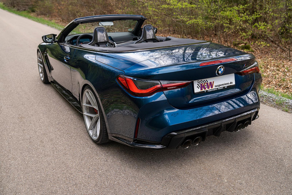 KW Gewindefahrwerk V3 für BMW M3 G81 Touring xDrive / M4 G83 Cabriolet xDrive - 352200ER - Akrapovic Auspuffanlage