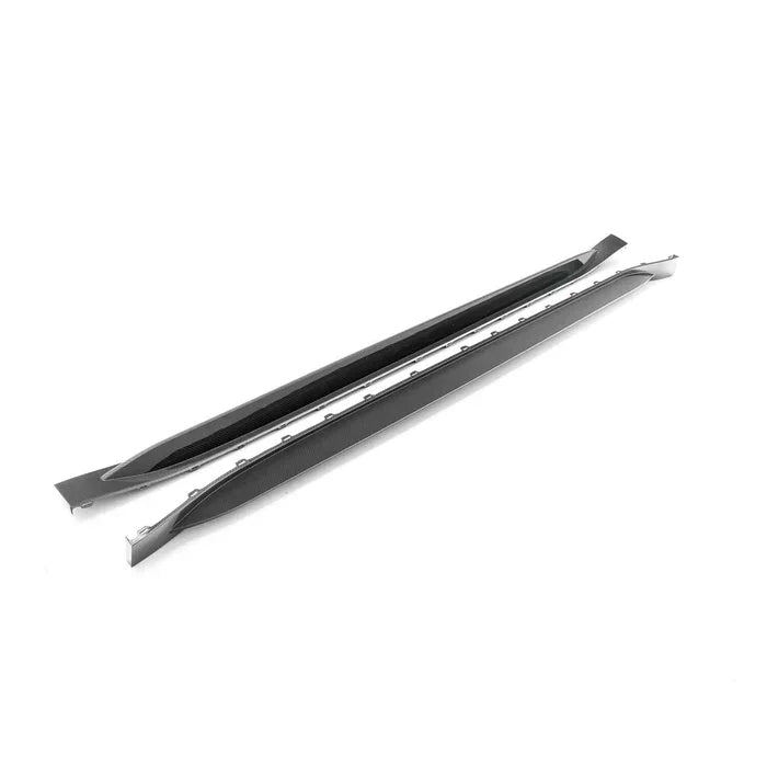 R44/MHC+ Carbon OEM-Style Seitenschweller Side Skirts für BMW M3 G80/G81 - Akrapovic Auspuffanlage