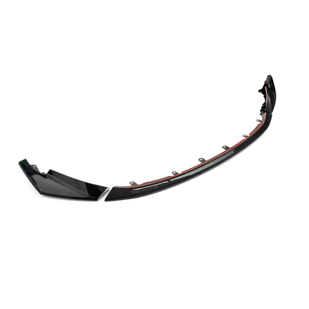 R44/MHC+ Carbon Front Splitter Frontlippe CSL Design für BMW M3 G80/G81 & M4 G82/G83 - Akrapovic Auspuffanlage