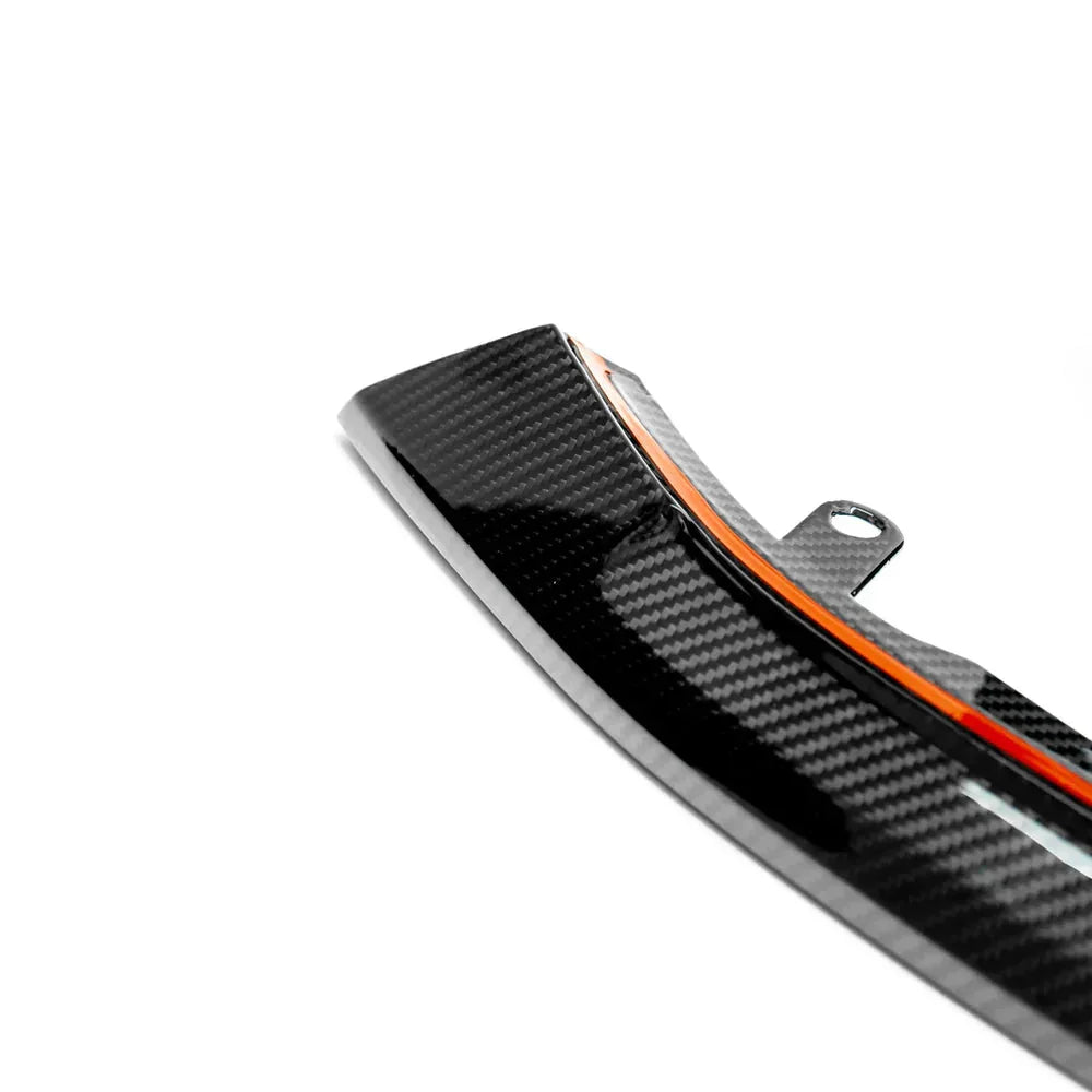 R44/MHC+ Carbon Front Splitter Frontlippe CSL Design für BMW M3 G80/G81 & M4 G82/G83 - Akrapovic Auspuffanlage