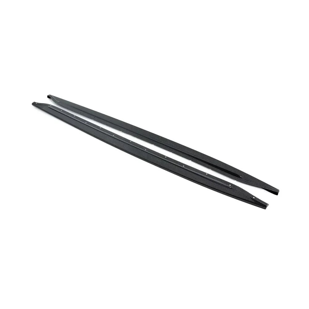 R44/MHC+ Carbon SK1 Seitenschweller / Side Skirts für BMW M3 G80/G81 / M4 G82/G83 - Akrapovic Auspuffanlage