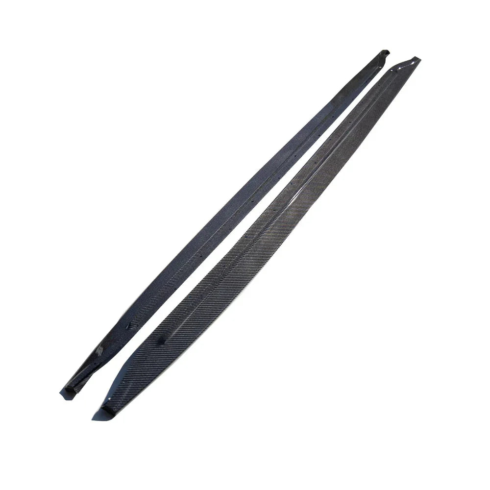 R44/MHC+ Carbon SK1 Seitenschweller / Side Skirts für BMW M3 G80/G81 / M4 G82/G83 - Akrapovic Auspuffanlage