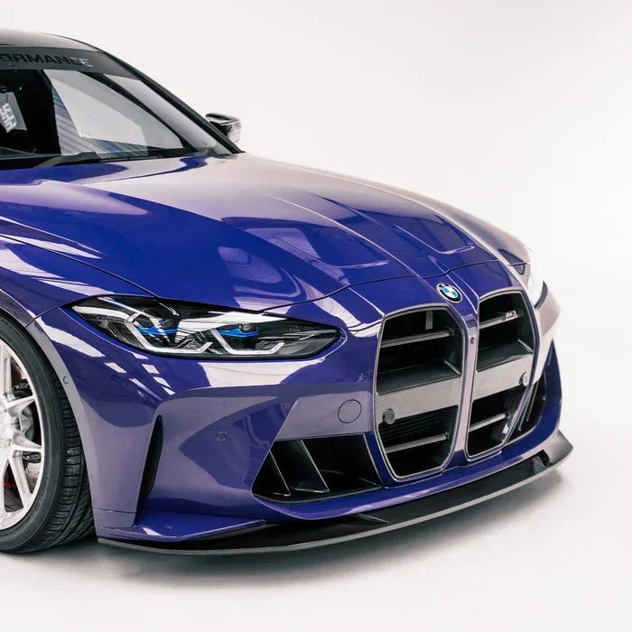 R44/MHC+ Carbon SP1 Frontlippe / Frontsplitter für BMW M3 G80/G81 / M4 G82/G83 - Akrapovic Auspuffanlage