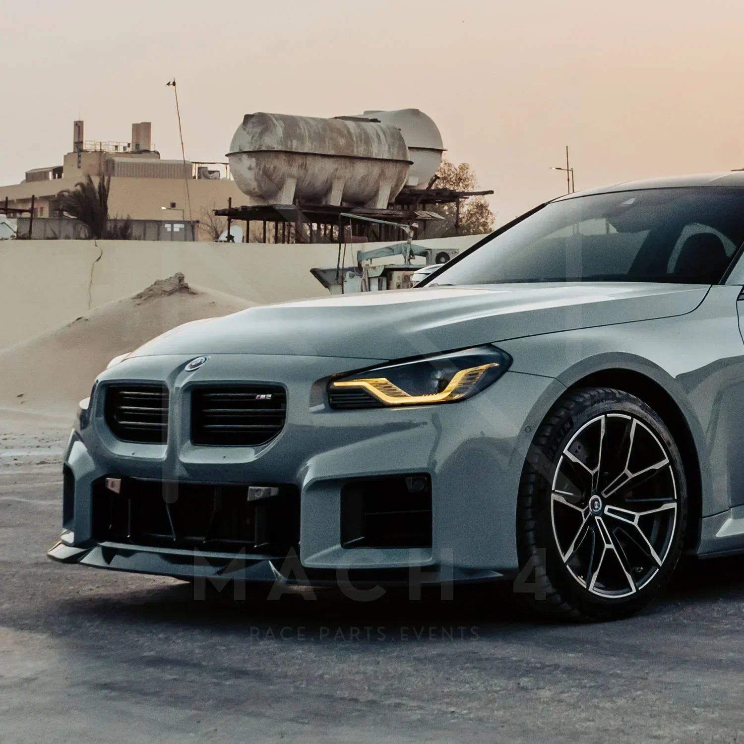 R44/MHC Edition 1 Carbon Front Splitter / Frontlippe für BMW M2 G87 - Akrapovic Auspuffanlage