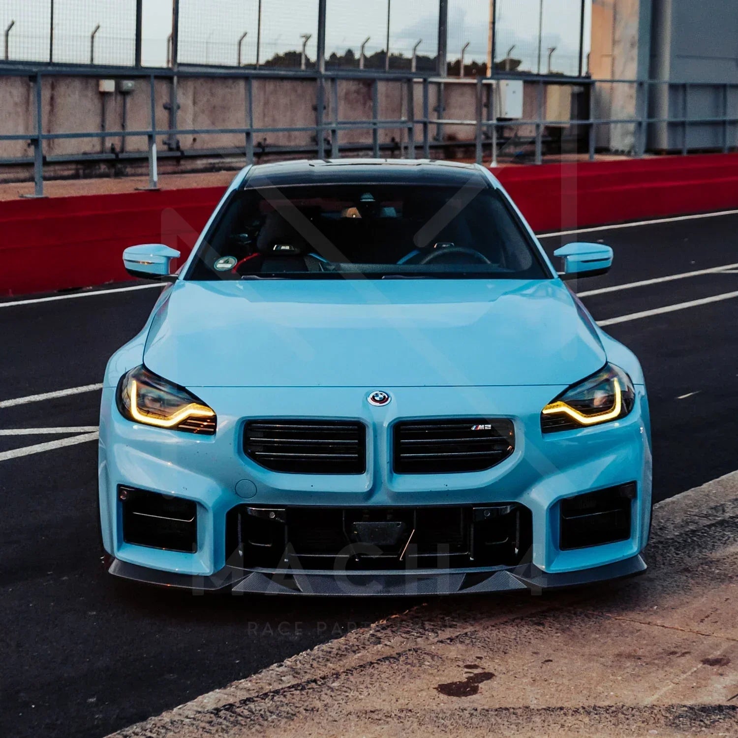 R44/MHC Edition 1 Carbon Front Splitter / Frontlippe für BMW M2 G87 - Akrapovic Auspuffanlage