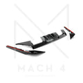 R44/MHC Edition 1 Carbon Diffusor 3-Teilig für BMW M2 G87 - Akrapovic Auspuffanlage