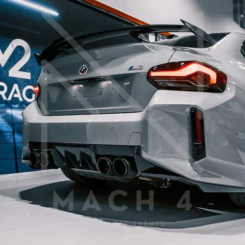 R44/MHC Edition 1 Carbon Diffusor 3-Teilig für BMW M2 G87 - Akrapovic Auspuffanlage