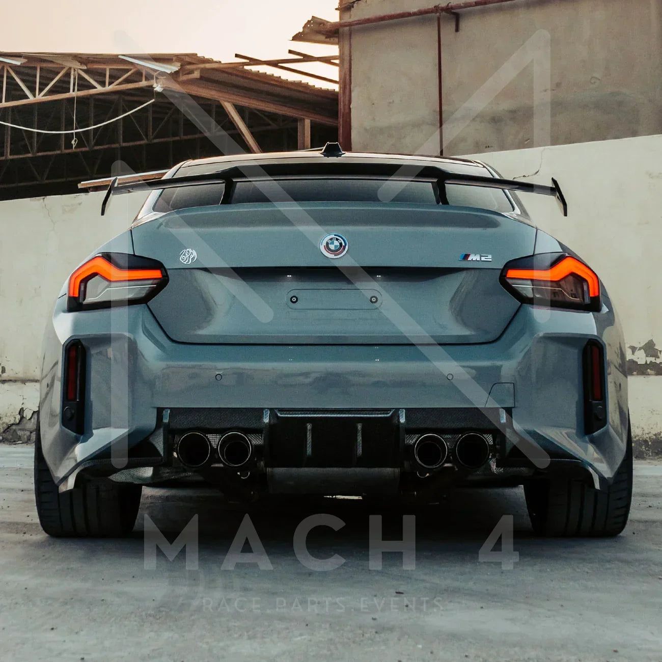 R44/MHC Edition 1 Carbon Diffusor 3-Teilig für BMW M2 G87 - Akrapovic Auspuffanlage