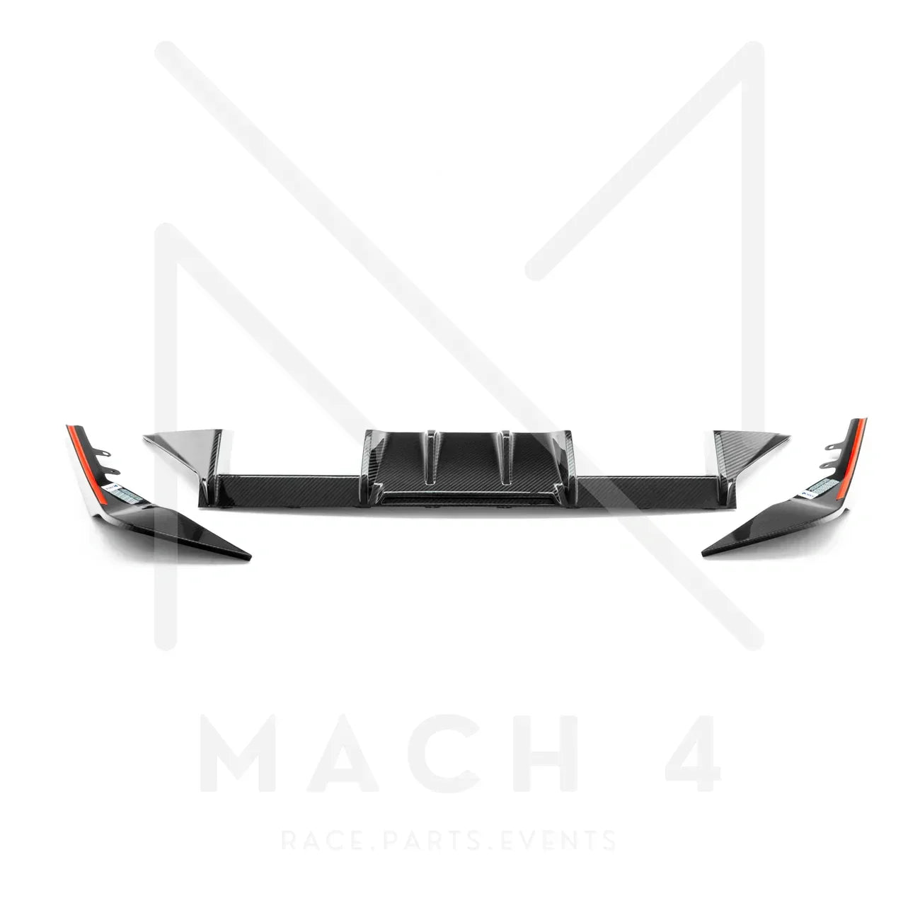 R44/MHC Edition 1 Carbon Diffusor 3-Teilig für BMW M2 G87 - Akrapovic Auspuffanlage
