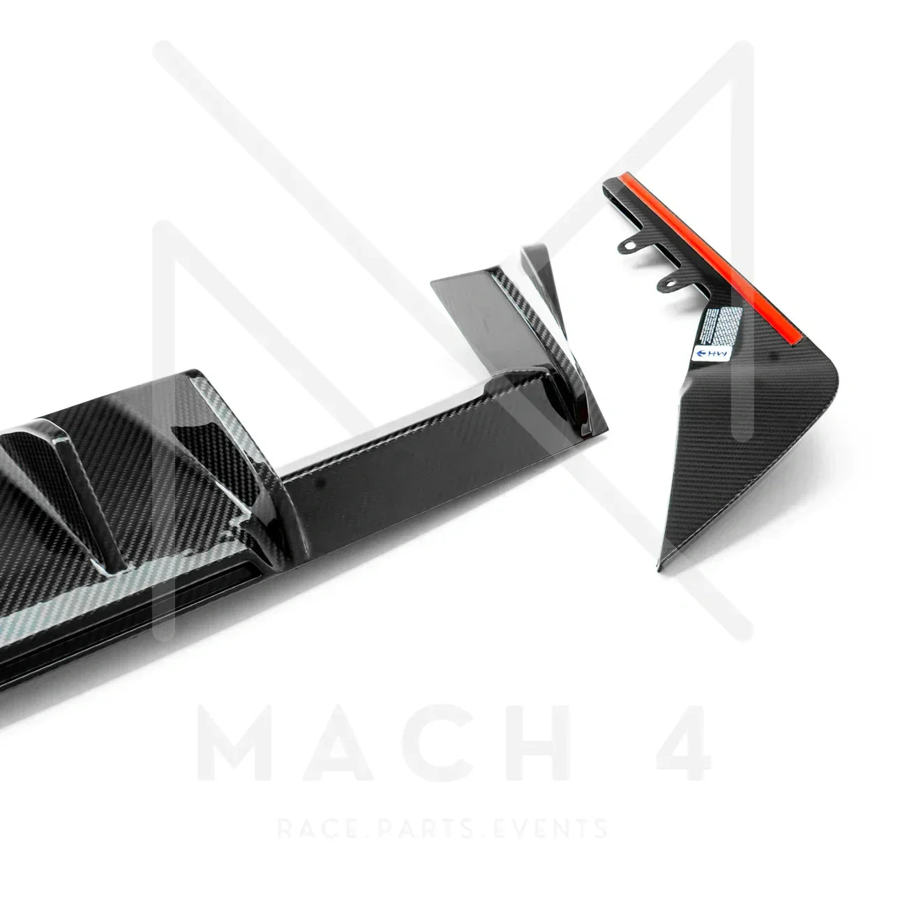 R44/MHC Edition 1 Carbon Diffusor 3-Teilig für BMW M2 G87 - Akrapovic Auspuffanlage