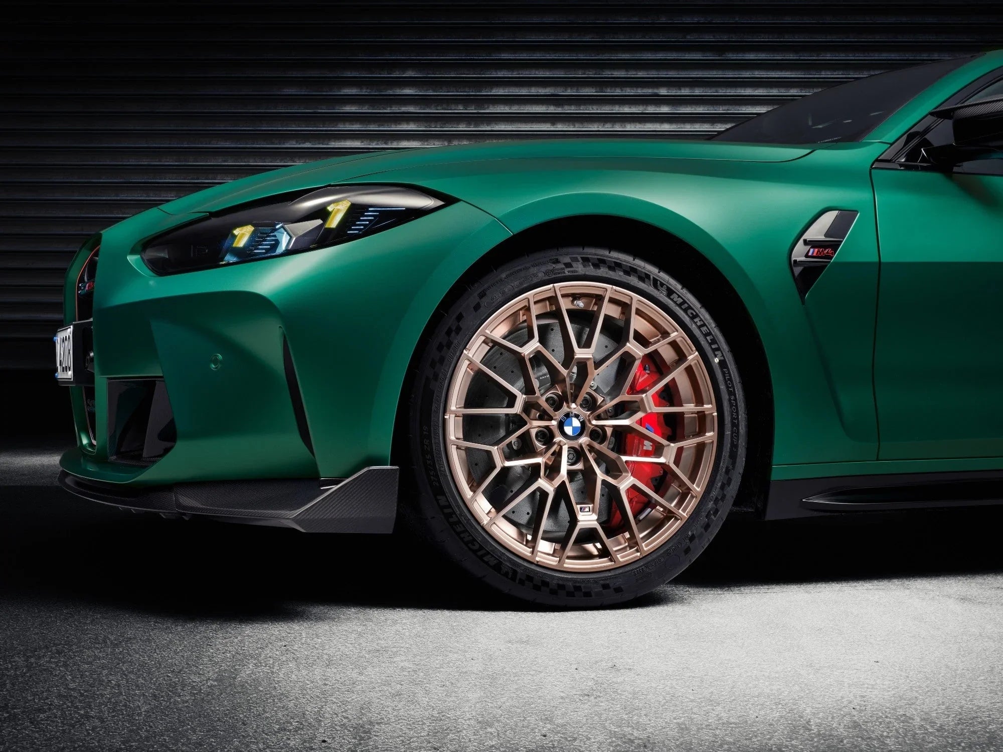 BMW M4 CS Carbon Frontlippe für BMW M3 / M4 G80/G81/G82/G83 - 51758085420 - Akrapovic Auspuffanlage