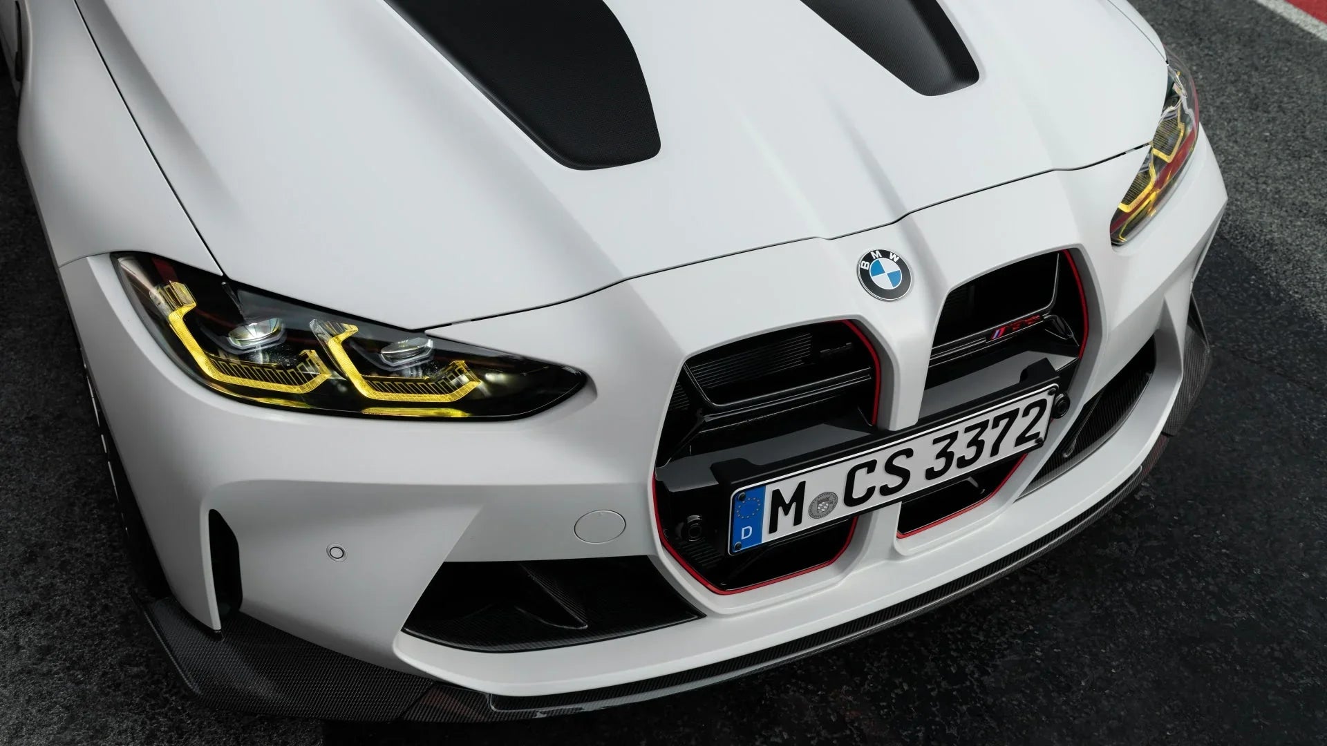 BMW M3 CS Carbon Frontlippe für BMW M3 / M4 G80/G81/G82/G83 - 51758085420 - Akrapovic Auspuffanlage