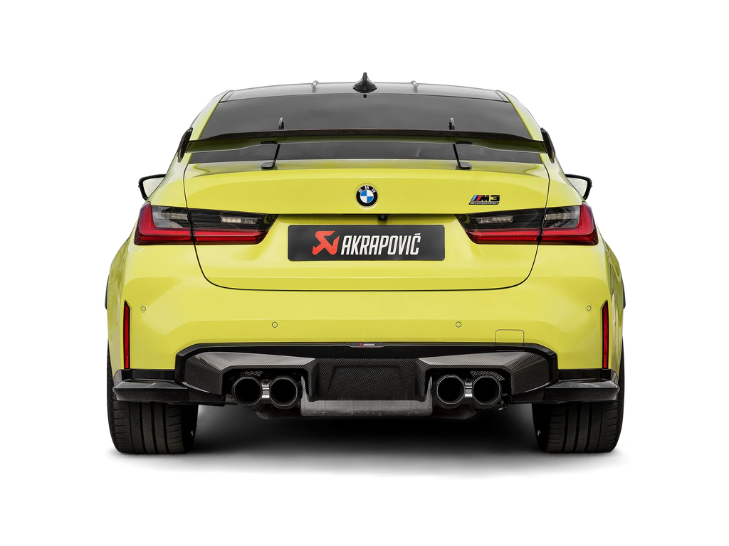 Akrapovic Slip-On Titan Endschalldämpfer Abgasanlage Set für BMW M3 G80 / M3 Touring G81 mit ECE-Zulassung - S-BM/TI/33H - Akrapovic Auspuffanlage