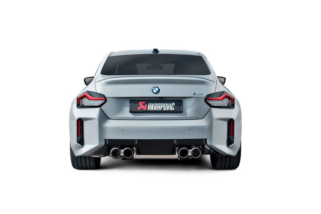 Akrapovic Carbon glanz Diffusor für M2 G87 mit ABE - Akrapovic Auspuffanlage