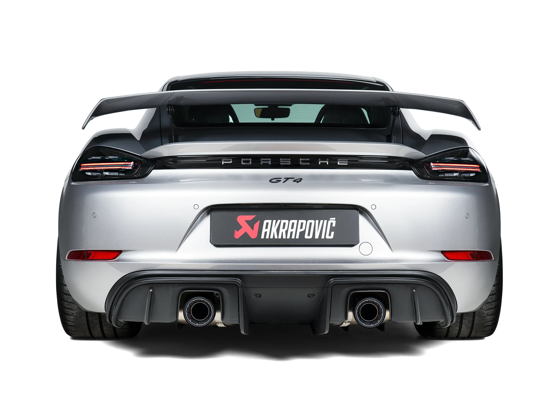 Akrapovic Slip-On Race Titan Endschalldämpfer für Porsche 718 GT4 (2023) - Akrapovic Auspuffanlage