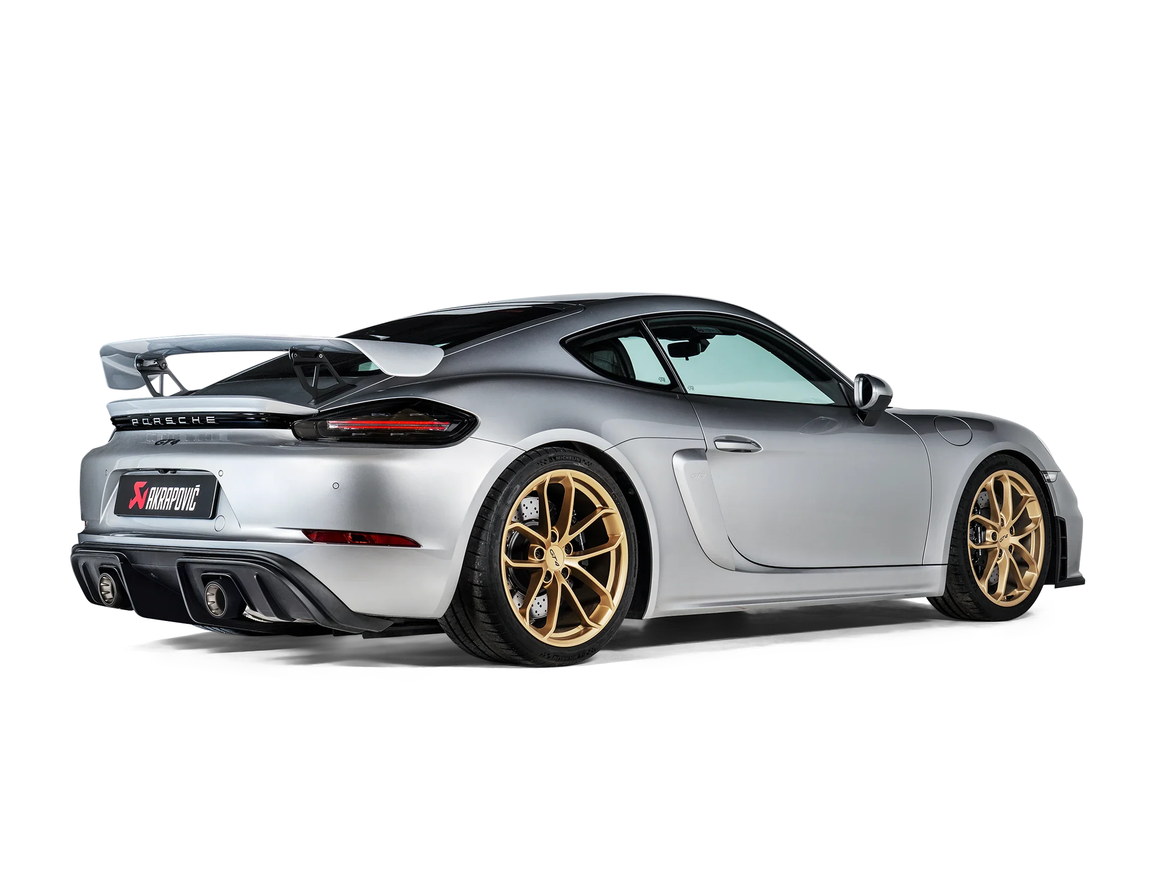 Akrapovic Slip-On Race Titan Endschalldämpfer für Porsche 718 GT4 (2023) - Akrapovic Auspuffanlage