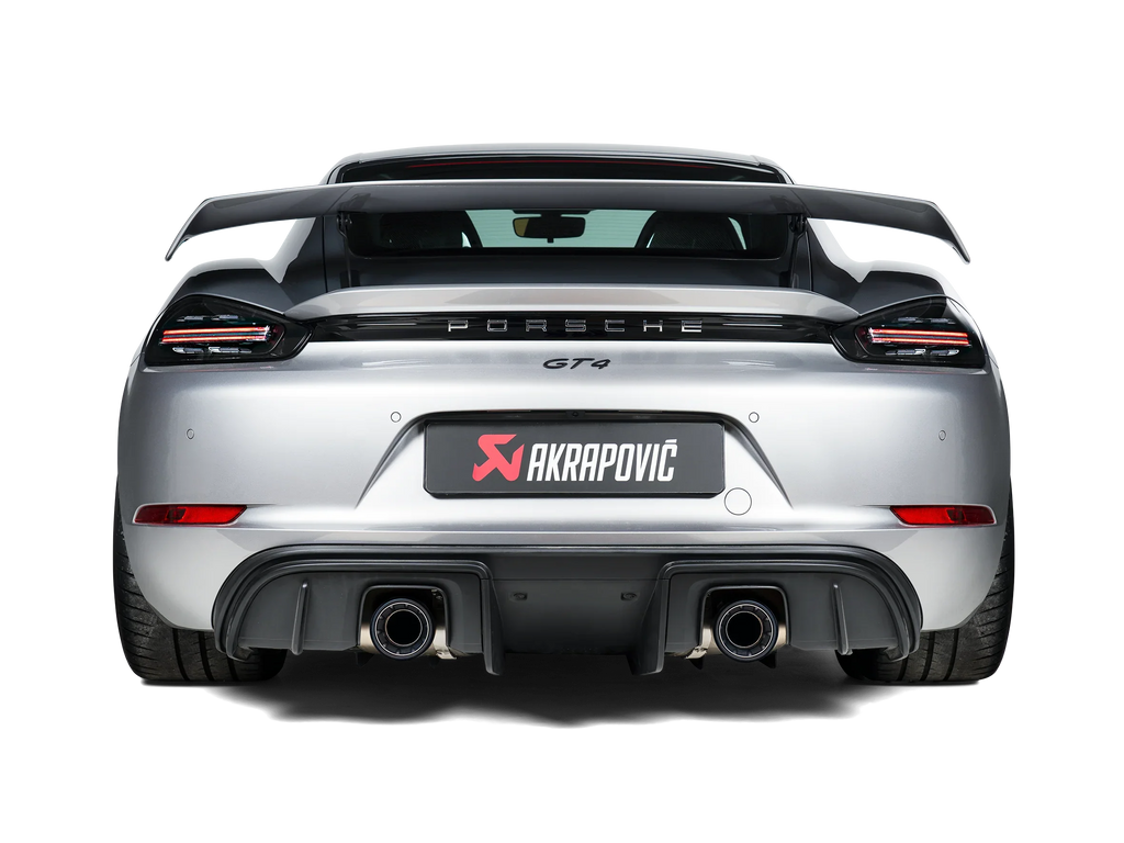Akrapovic Link Pipe Set Titan für Porsche 718 GT4 - Akrapovic Auspuffanlage