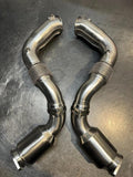 MH-Pipes Downpipes S63 Motor für BMW X5M F95 LCI / X6M F96 LCI - Akrapovic Auspuffanlage