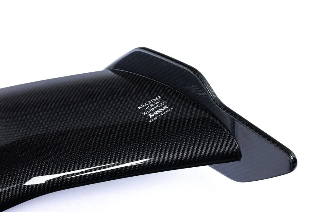 Akrapovic Carbon Heckflügel / Wing für BMW M3 G80 mit ABE - WI-BM/CA/1/G - Akrapovic Auspuffanlage