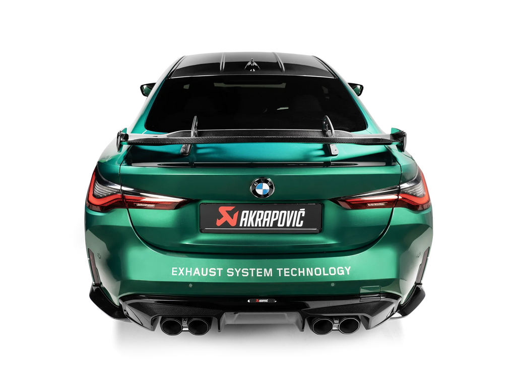 Akrapovic Carbon Heckflügel / Wing für BMW M4 G82 mit ABE - WI-BM/CA/1/G - Akrapovic Auspuffanlage