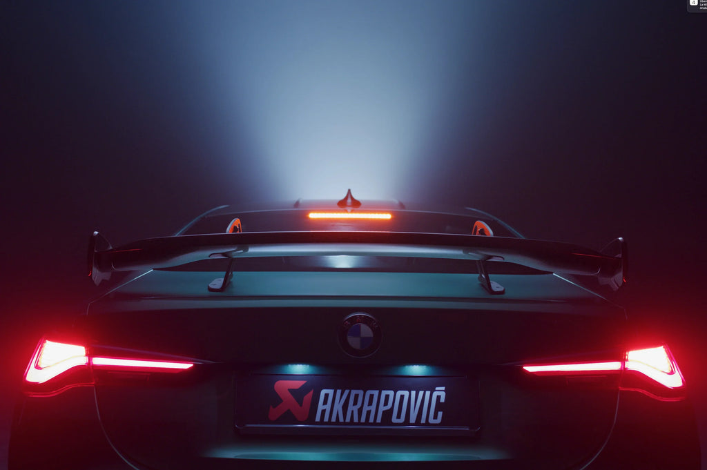 Akrapovic Carbon Heckflügel / Wing für BMW M4 G82 mit ABE - WI-BM/CA/1/G - Akrapovic Auspuffanlage