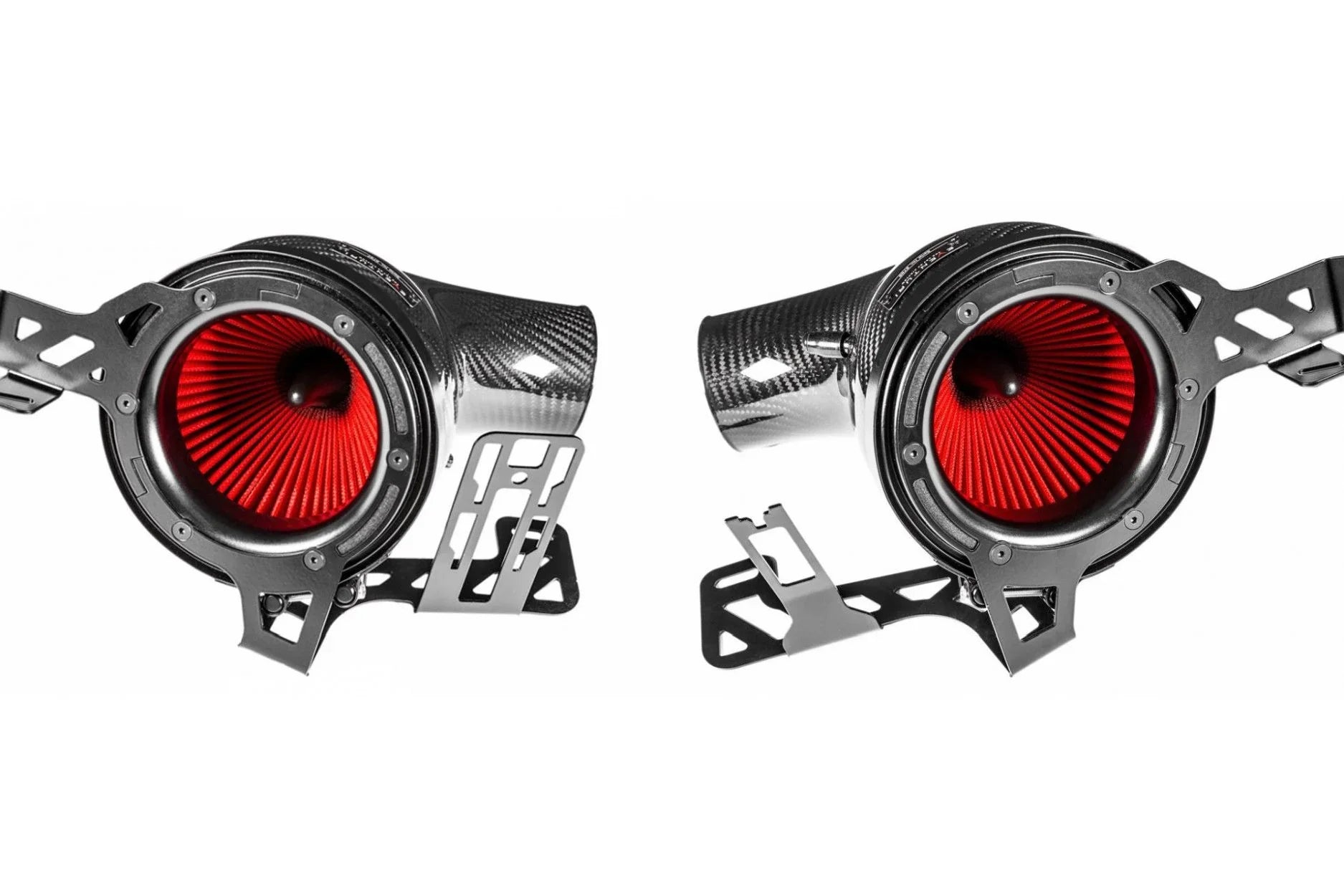 Eventuri Carbon Ansaugsystem für Porsche 911 Turbo / Turbo S 991.1 / 991.2 - Akrapovic Auspuffanlage