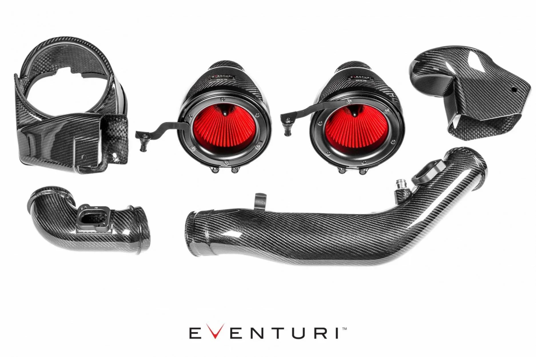 Eventuri Carbon Ansaugsystem für BMW M2 Competition / M2 CS F87 - Akrapovic Auspuffanlage
