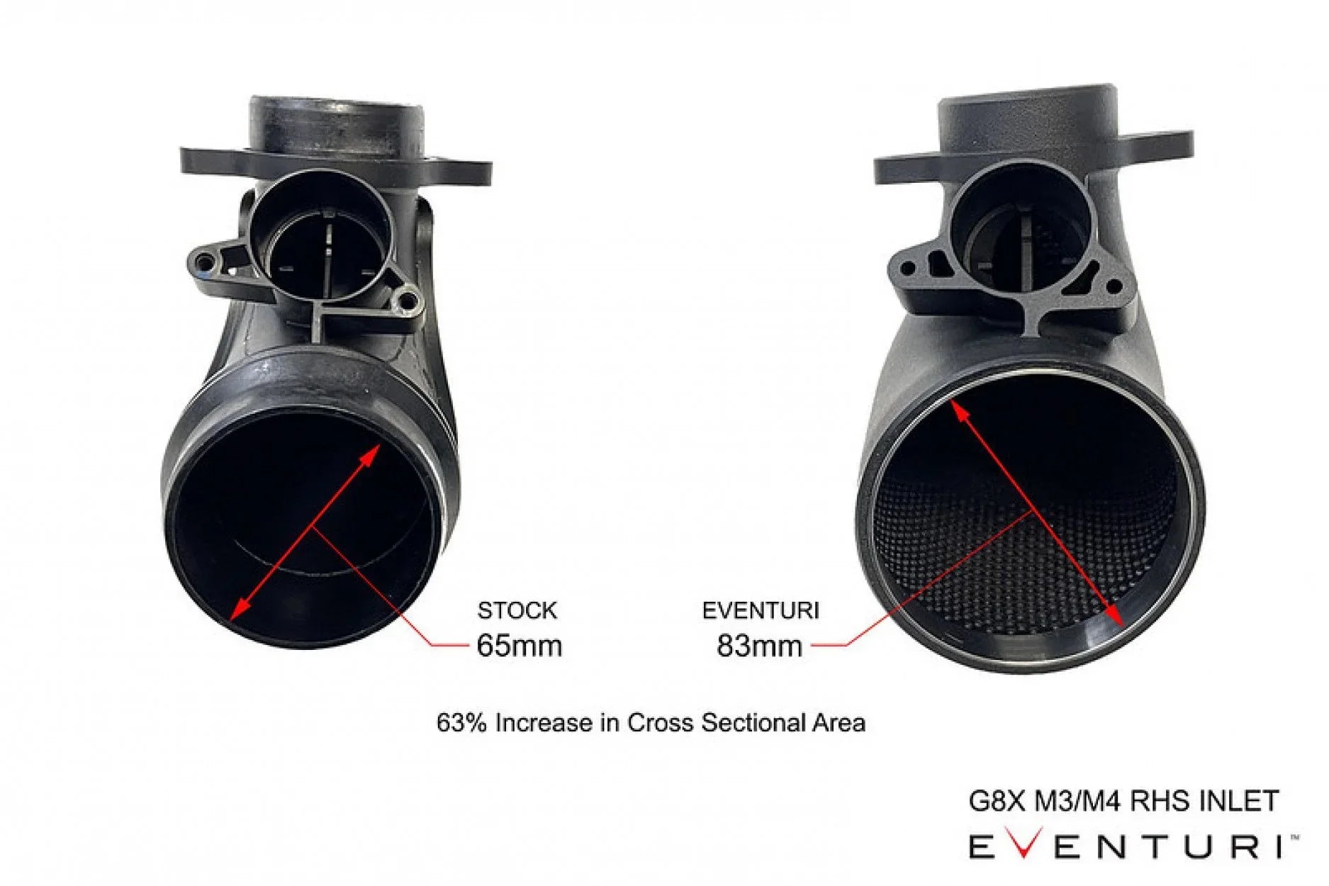 Eventuri Carbon Ansaugsystem für BMW M2 G87 S58 Motor - EVE-G8XM-CF-INT - Akrapovic Auspuffanlage