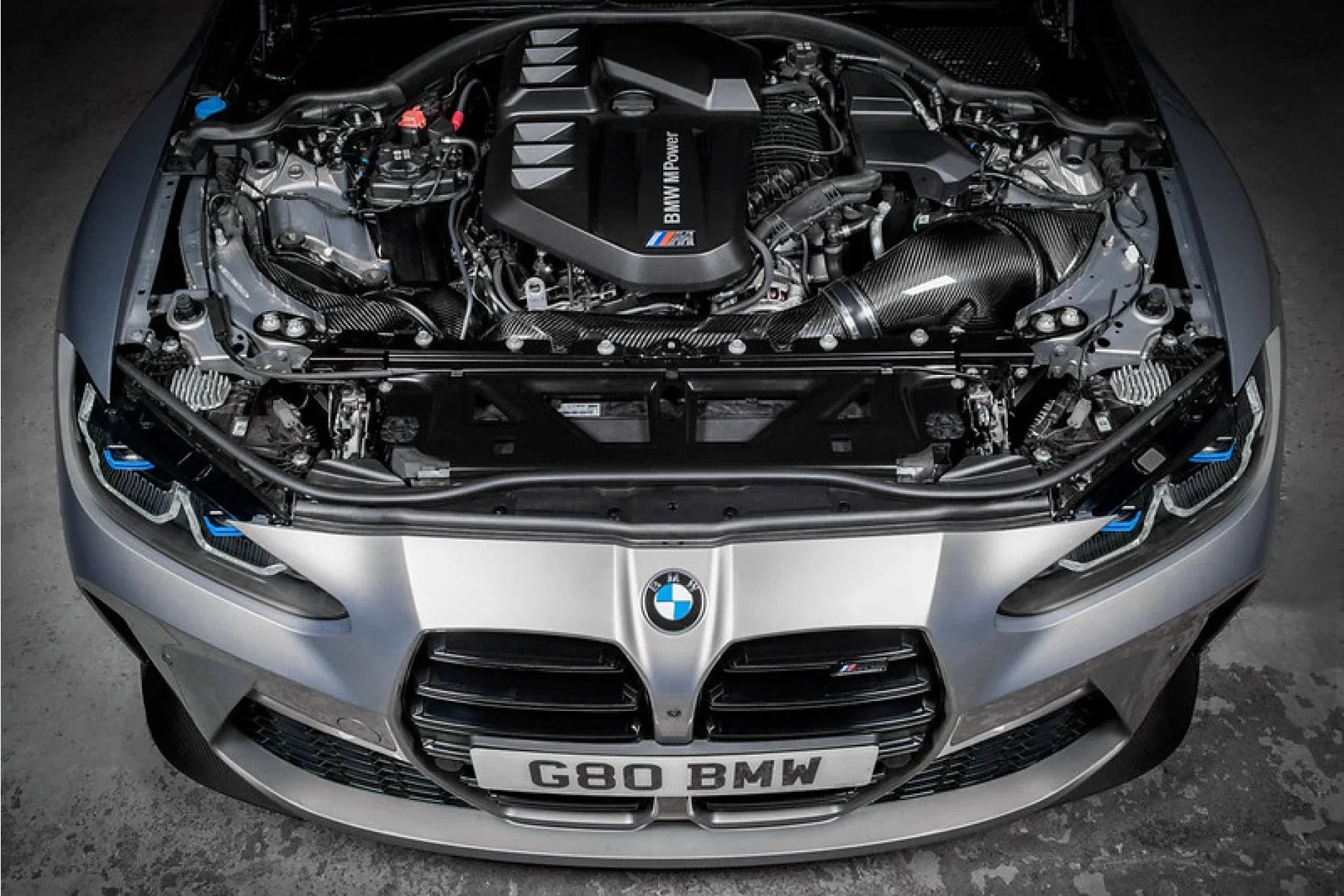 Eventuri Carbon Ansaugsystem für BMW M2 G87 S58 Motor - EVE-G8XM-CF-INT - Akrapovic Auspuffanlage
