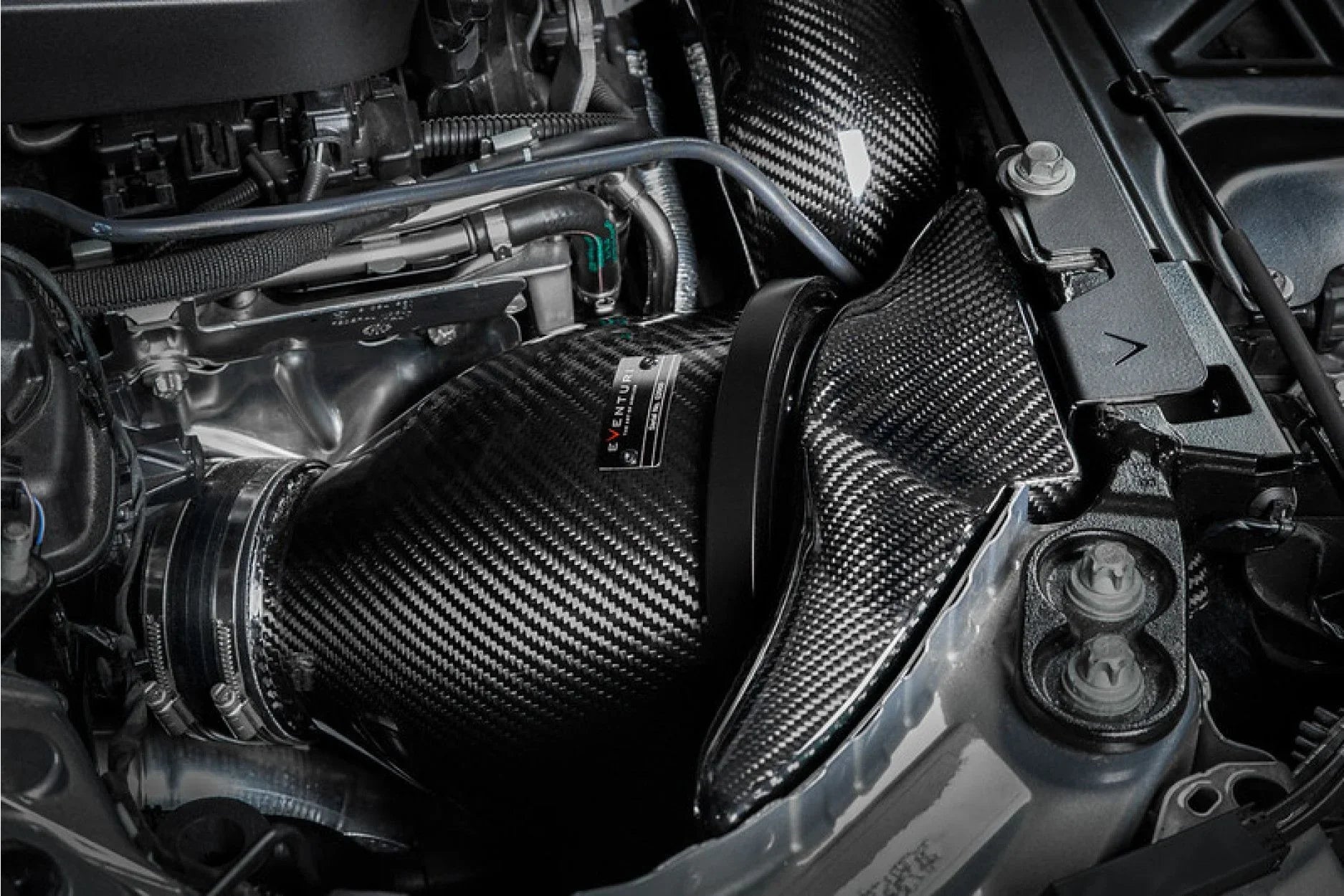 Eventuri Carbon Ansaugsystem für BMW M2 G87 S58 Motor - EVE-G8XM-CF-INT - Akrapovic Auspuffanlage