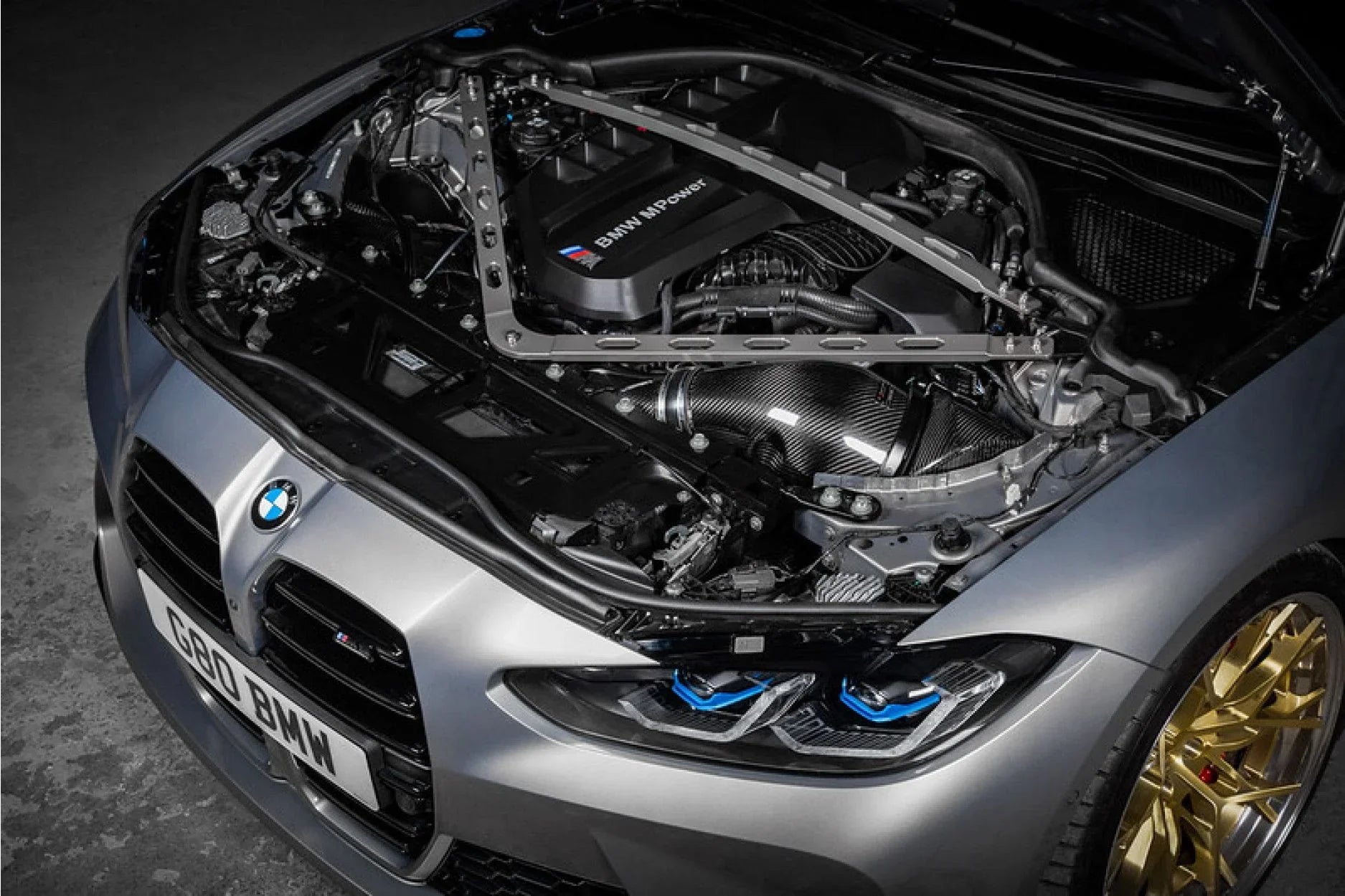 Eventuri Carbon Ansaugsystem für BMW M2 G87 S58 Motor - EVE-G8XM-CF-INT - Akrapovic Auspuffanlage
