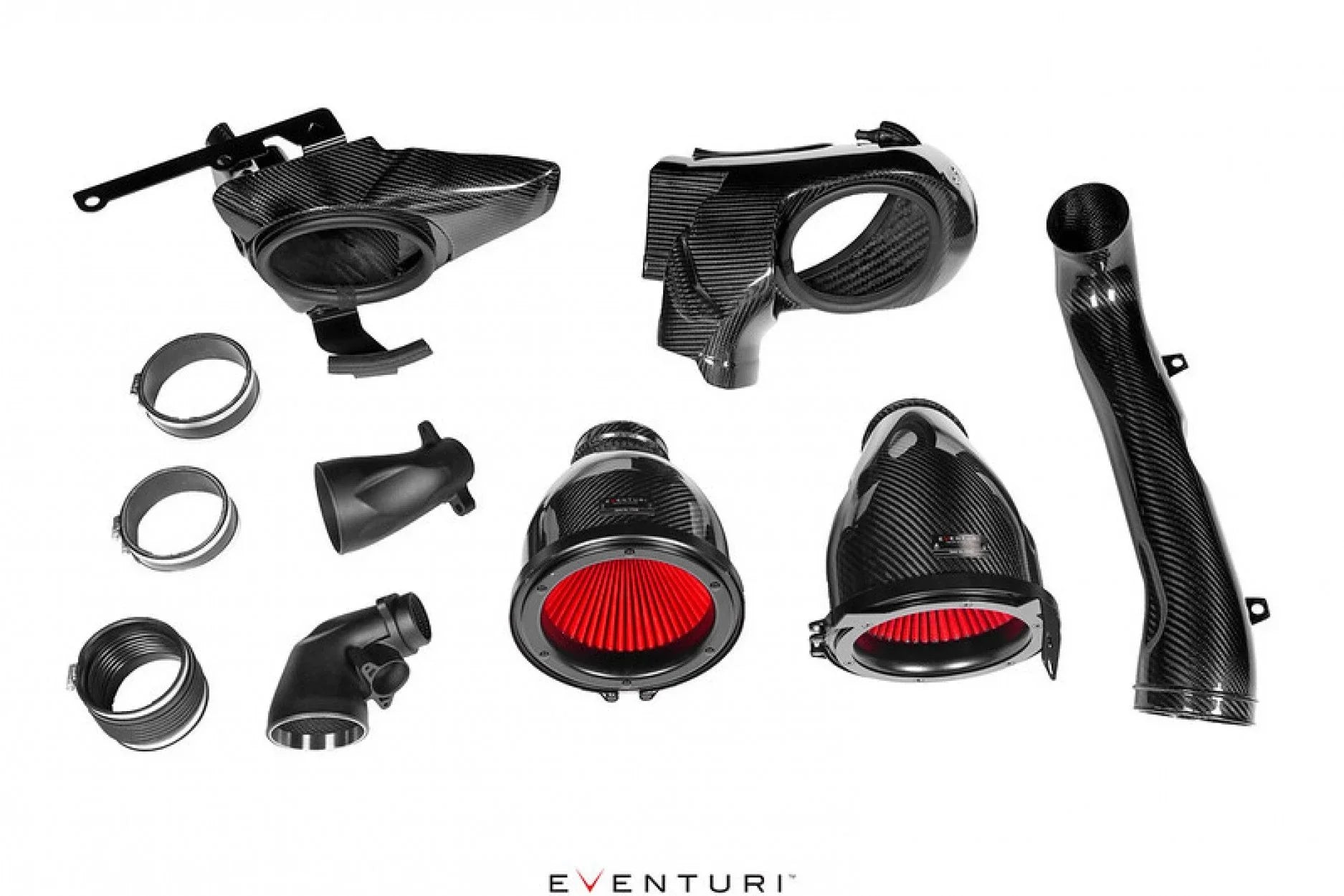 Eventuri Carbon Ansaugsystem für BMW M2 G87 S58 Motor - EVE-G8XM-CF-INT - Akrapovic Auspuffanlage